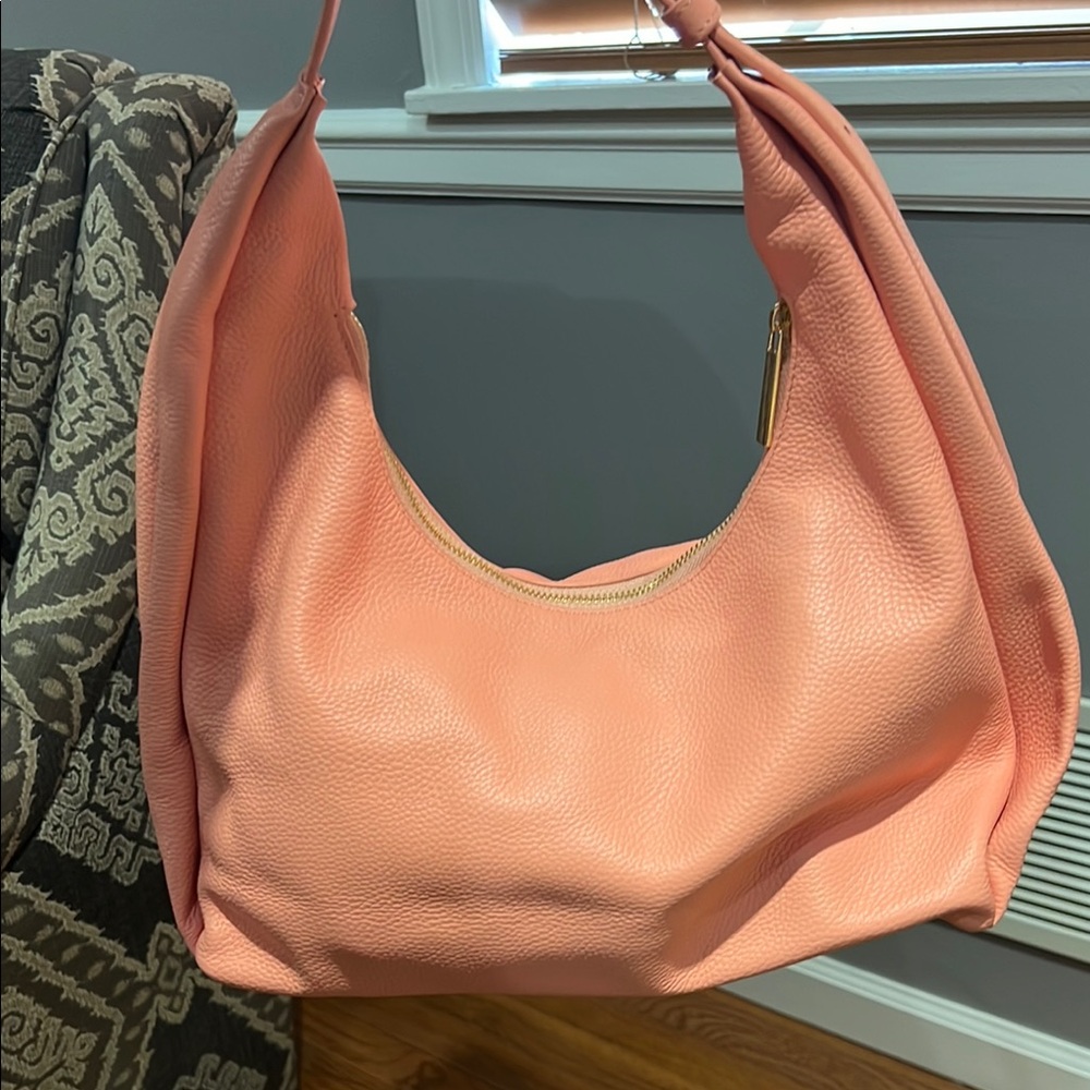 Peachy Pink Hobo Bag